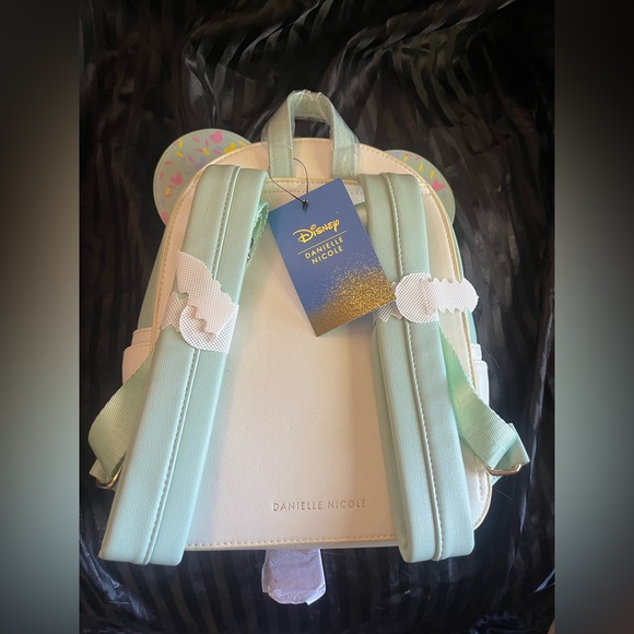 Danielle Nicole Minnie Mouse Icecream Backpack with Pink Bow - Picture 4 of 6